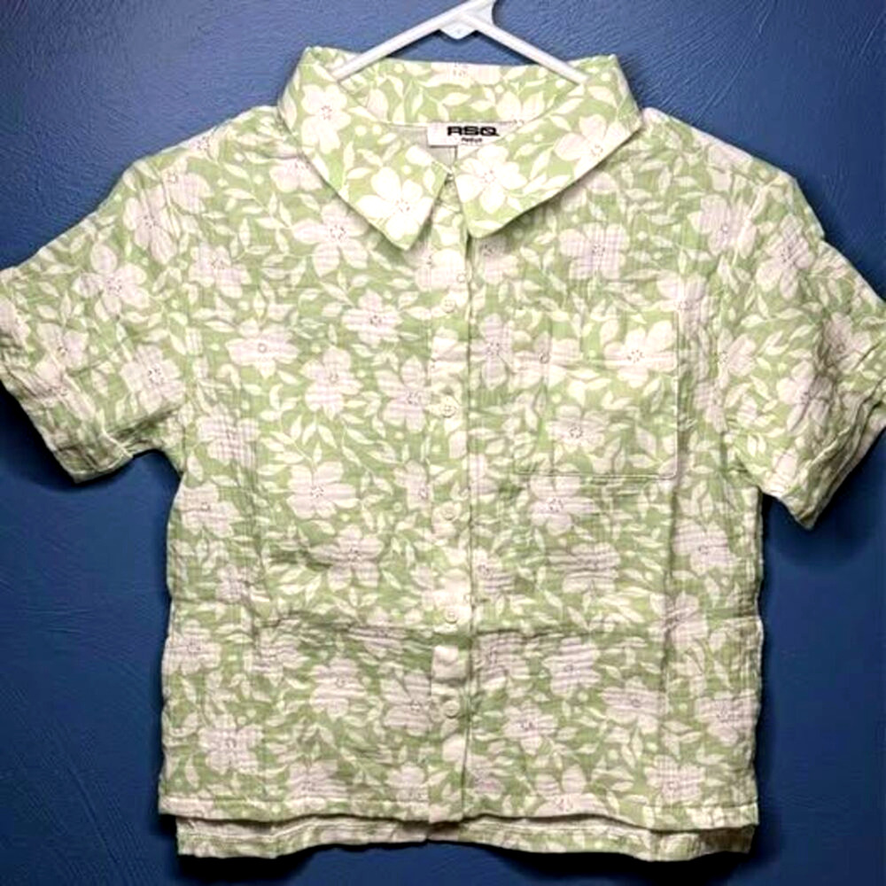 100% Cotton, Button Up Large, NWT